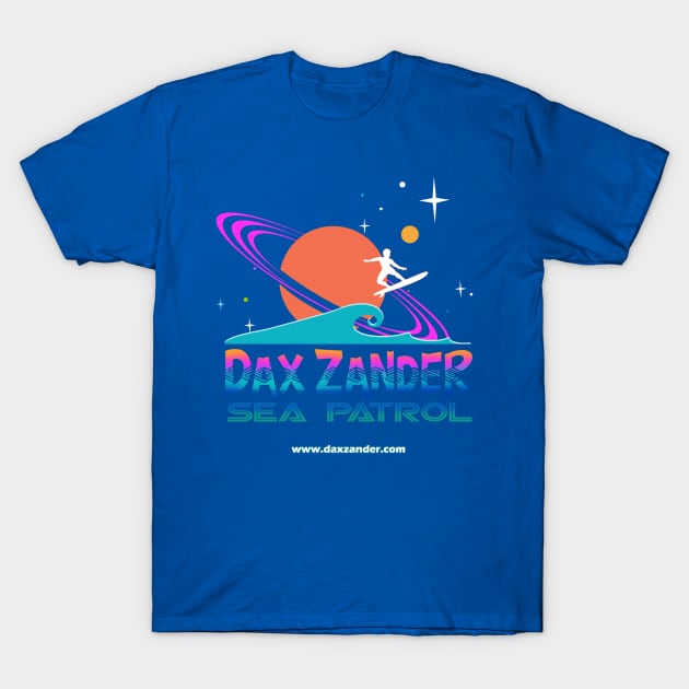 DAX ZANDER - SURF TO THE STARS T-Shirt by toonpainter